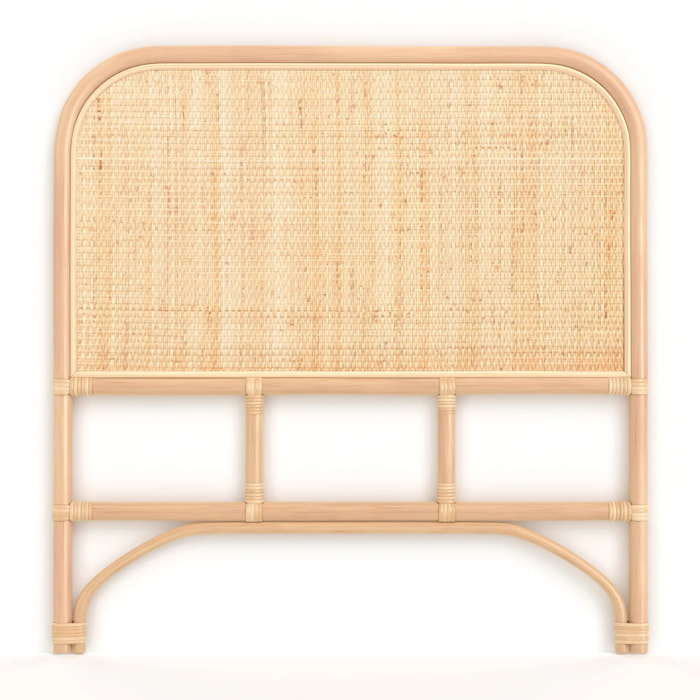 Tête de lit 90 cm en rotin naturel - Grace