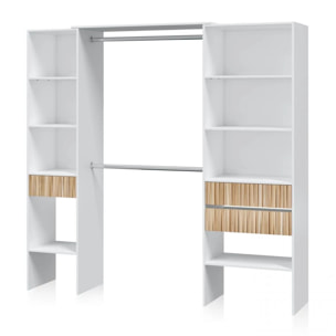 Armario vestidor Nitza Blanco Artik (Blanco Mate) - Natur