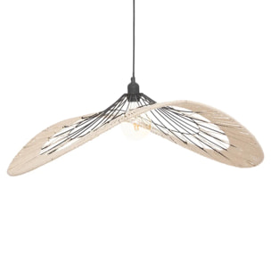Suspension filaire "Cosy" métal beige D75cm