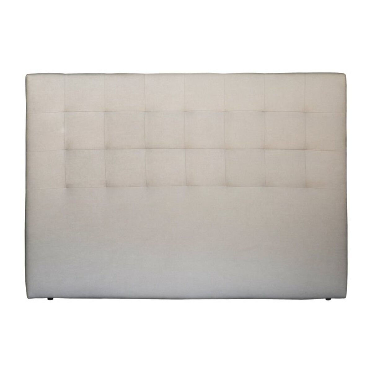Tête de lit tapissée Neris -tableau de particules / mousse pu / textile-couleur beige 165 x 120 x 6 cm