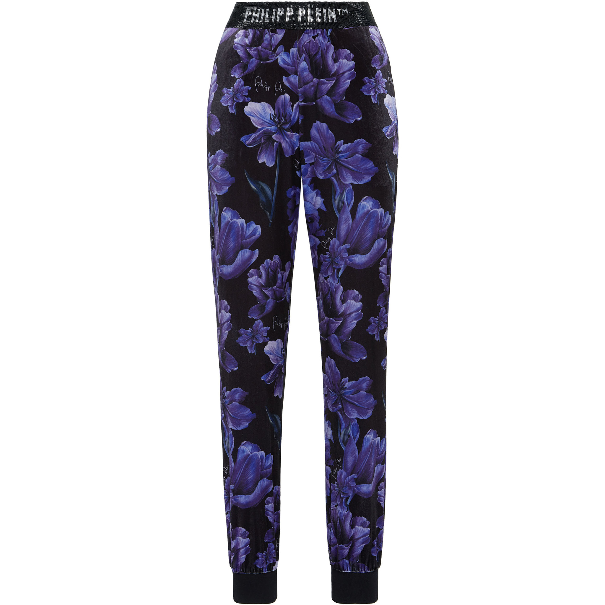 PHILIPP PLEIN Pantalones de chándal FLOWERS