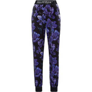 PHILIPP PLEIN Pantalones de chándal FLOWERS