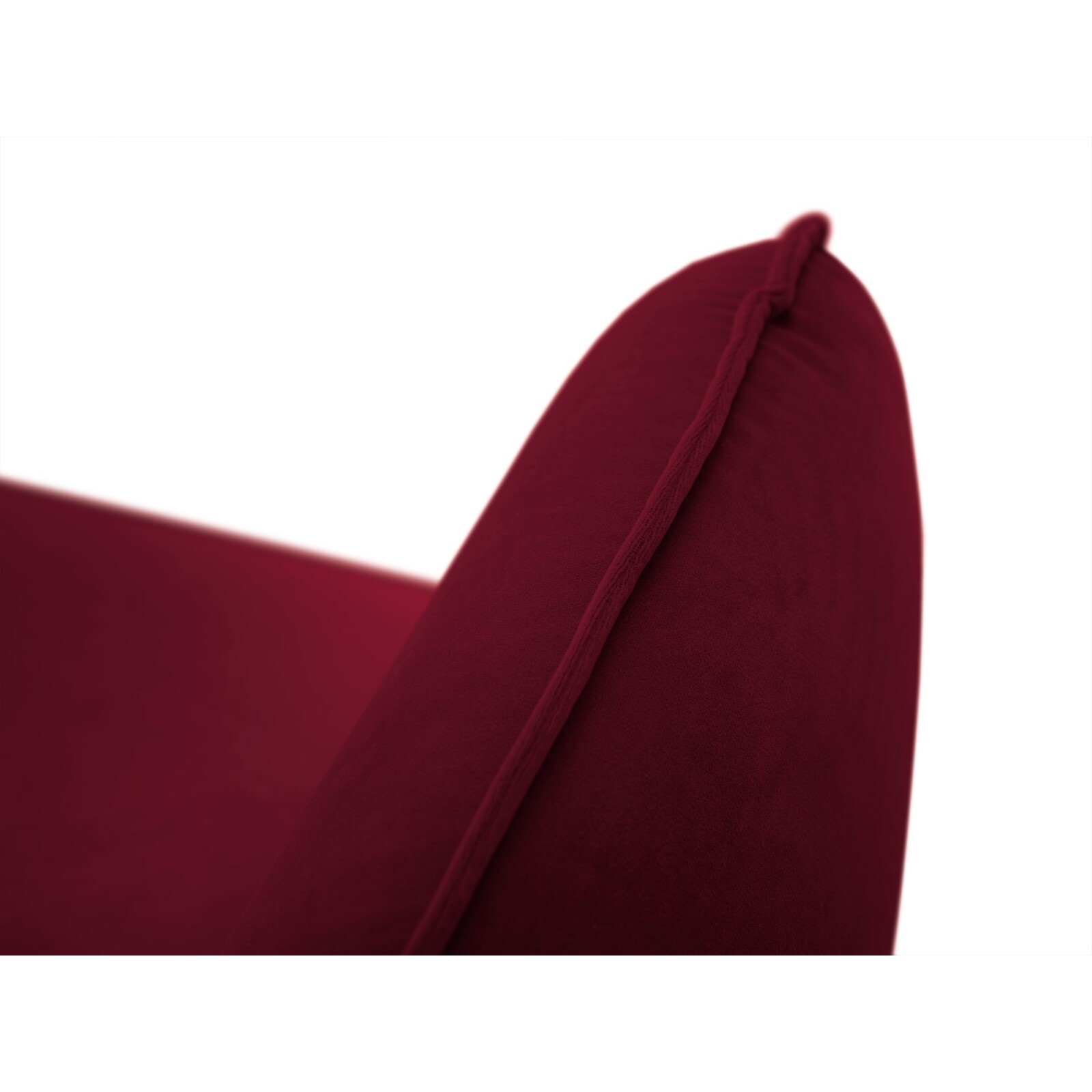 Fauteuil "Vienna" en velours rouge