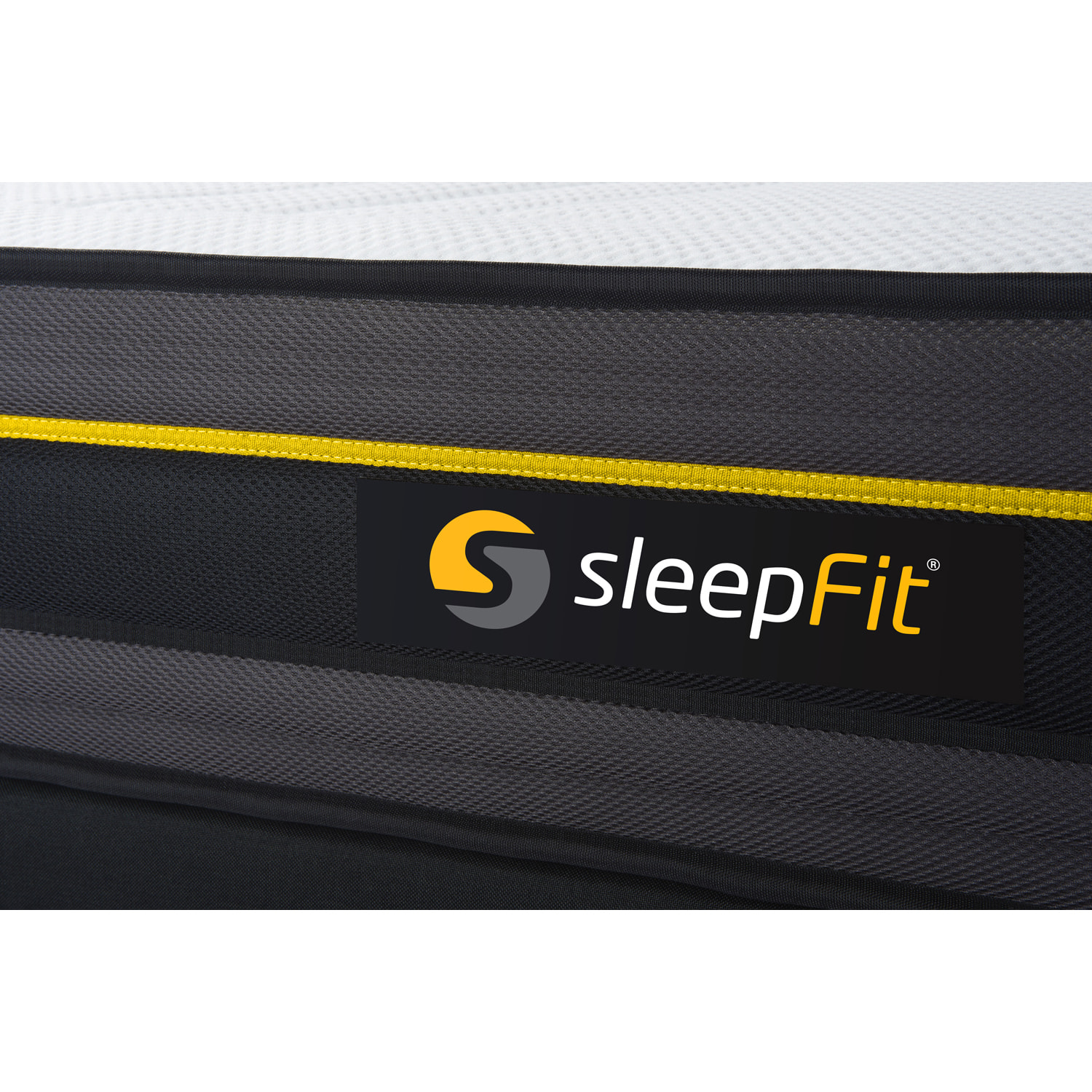 Ensemble matelas ACTIVE + sommier kit noir