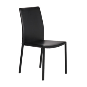 Chaise en simili empilables - 3 coloris - SANDY 2