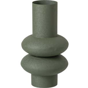 J-Line Vase - métal - vert olive