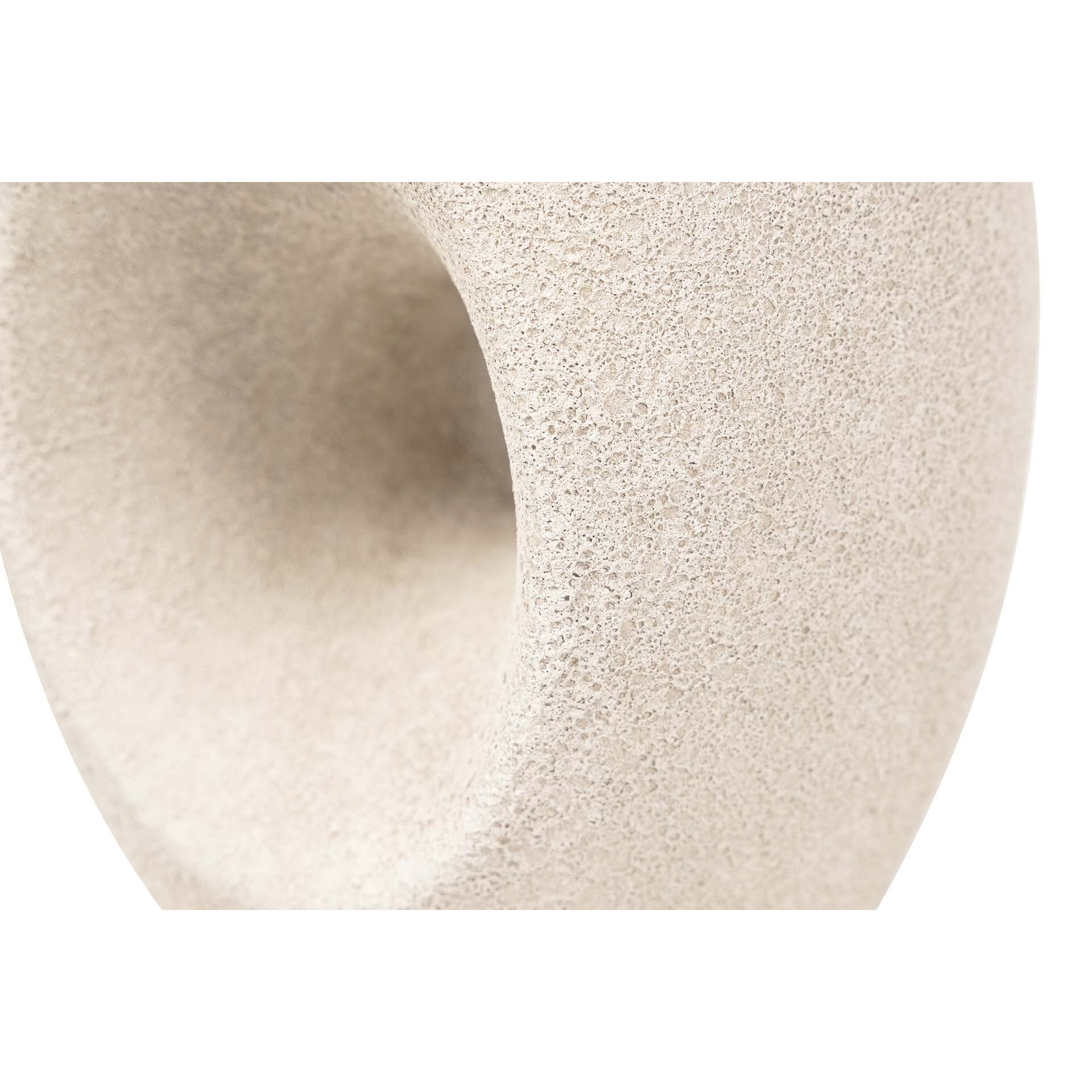 Florero Ceramica Beige 15x15x40 Cm