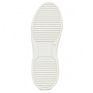 Sneakers stringate in vera pelle scamosciata