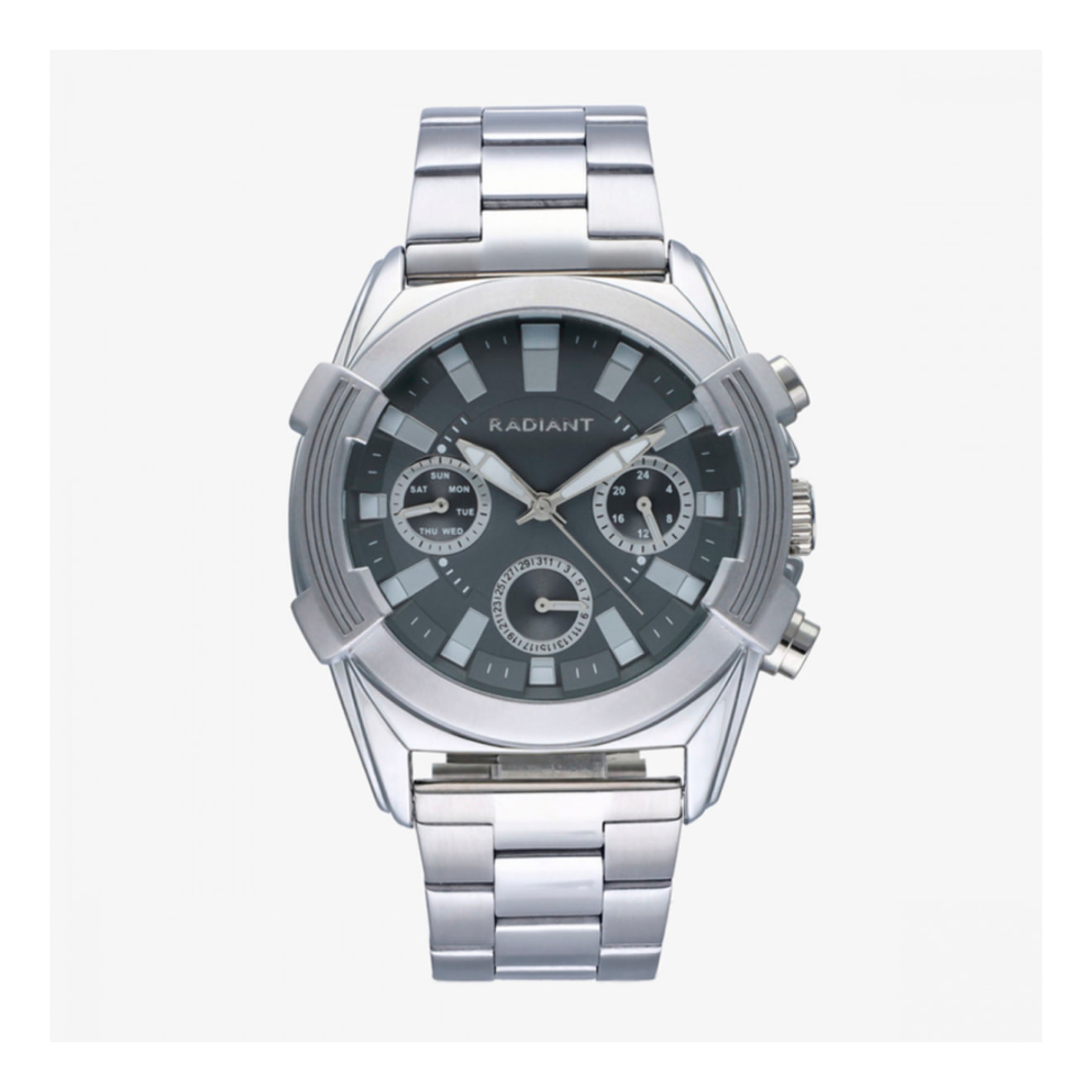 Reloj Radiant RA634702 Hombre Analogico Cuarzo con Correa de Acero inoxidable
