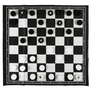 JEU 2 EN 1 ECHECS ET DAMES EXTERIEUR