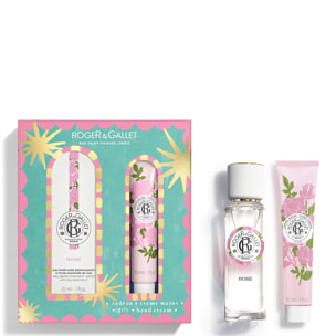 Rose - Coffret Eau Parfumée Bienfaisante 30ml + Crème Mains 30ml