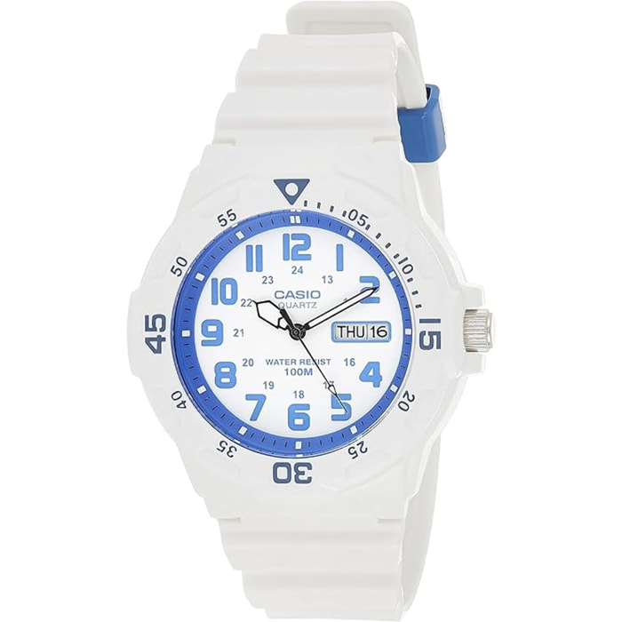 Reloj Casio MRW-200HC-7B2VD Mujer Analogico Cuarzo con Correa de Silicona