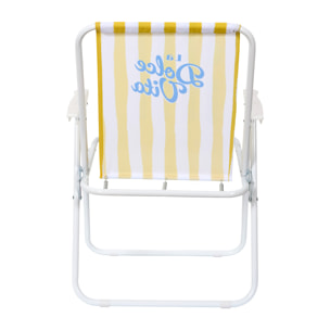 Chaise Pliante Dolce Vita Jaune - Lot De 10