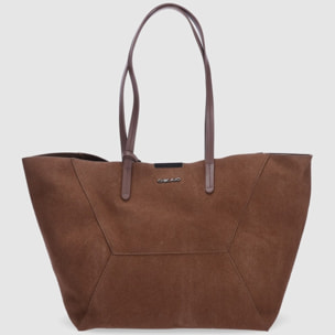 Bolso - Marron - Medida: 48 cm x 31 cm x 19 cm