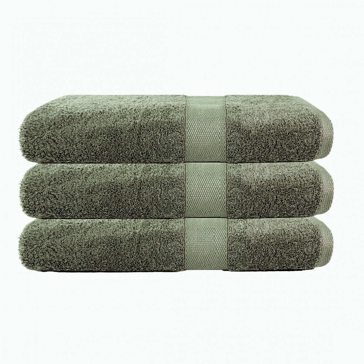 Lot de 3 maxi draps de bain 500 gr/m2 100%coton