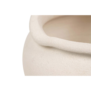 Macetero Ceramica Beige 34x34x33 Cm