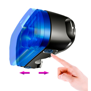 Occhiali per realtà virtuale PRO Blu-ray. Protezione dalla luce blu, visione panoramica 360º. Compatibili con IOS, Android, HarmonyOS.