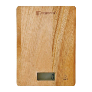 Bergner NATURALLY Báscula de cocina 0-5Kg 15x20x1,8cm
