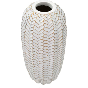 VASO RESINA LEAF CM Ø 18,5X46