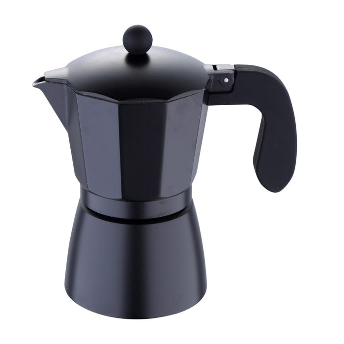 Cafetera de aluminio florencia black