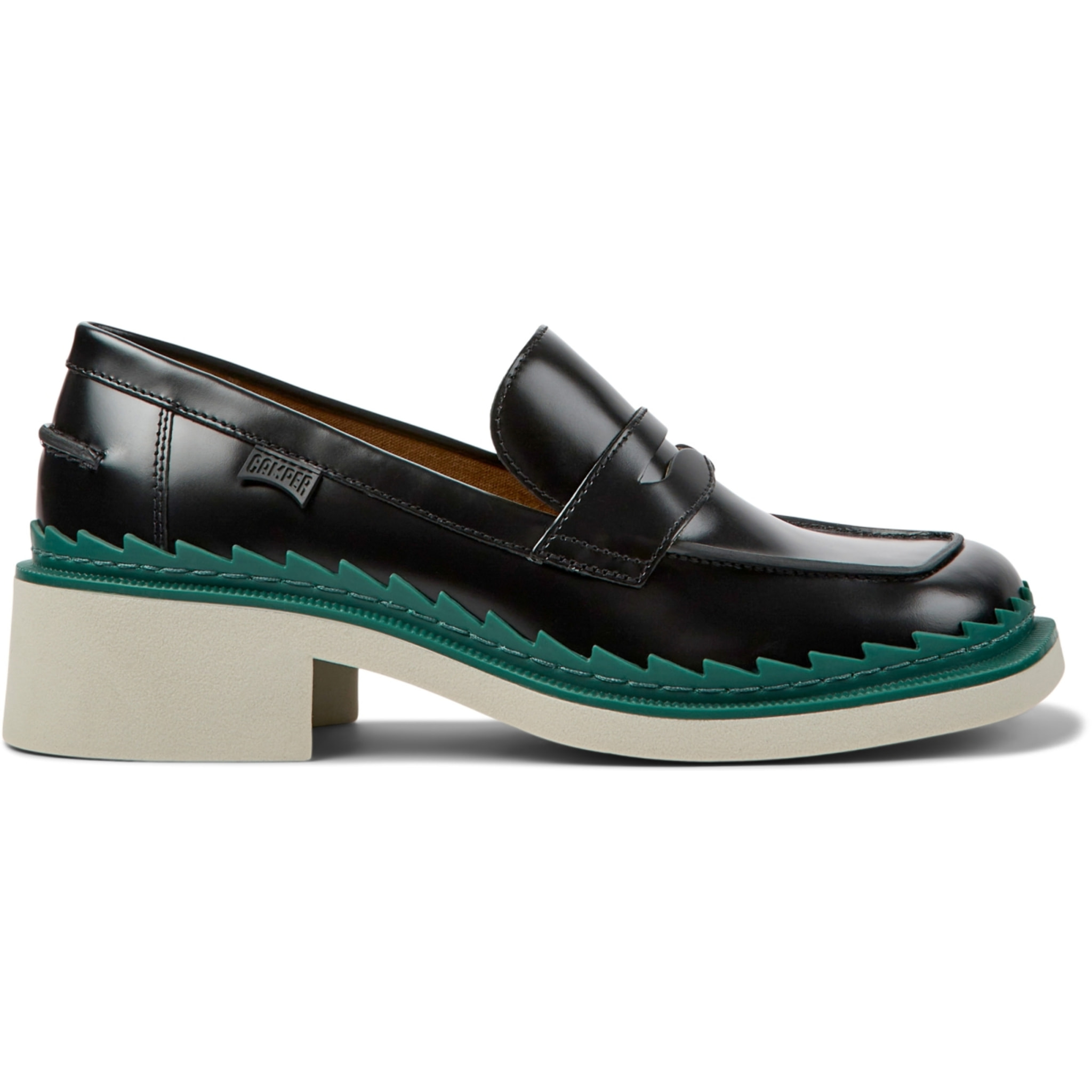Mules - CAMPER Taylor - Negro - Cuero liso