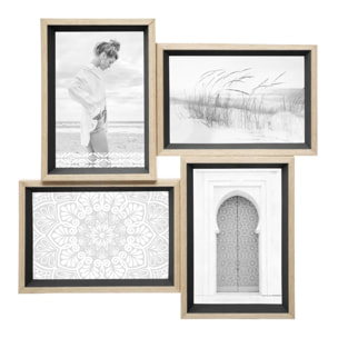 Pêle-mêle "Moly" bois 4 photos