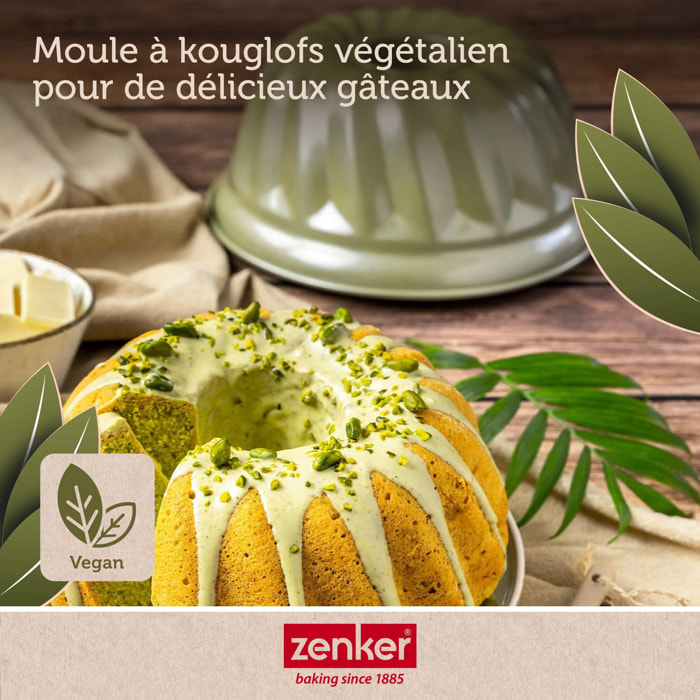 Set de 5 ustensiles de pâtisserie moule à gâteaux bols spatule et verre doseur Zenker Green Vision