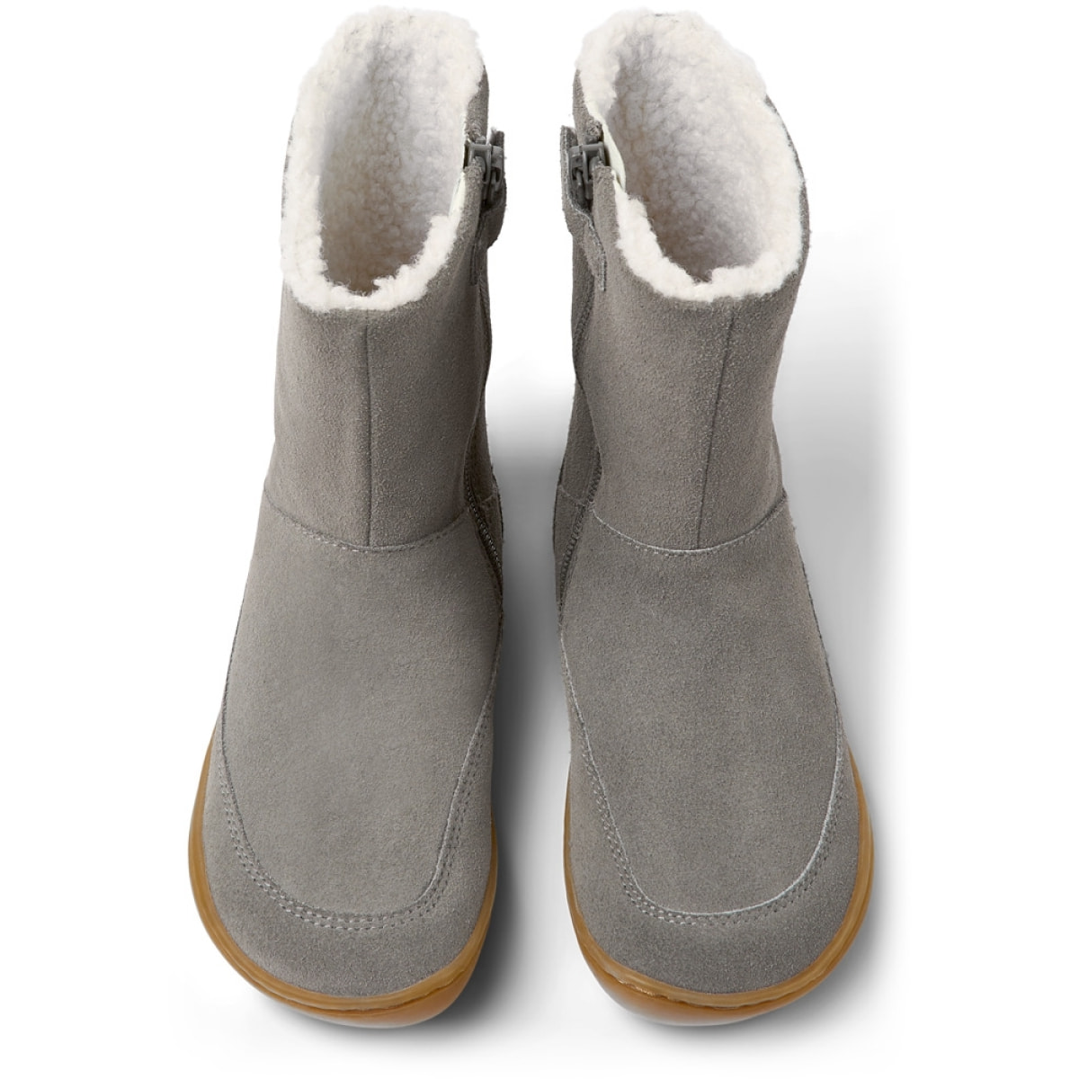 CAMPER Peu Cami - Botines Gris Infantil Unisex