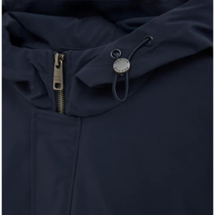 Chaqueta Ellington acolchada azul marino con logo engomado Polo Club
