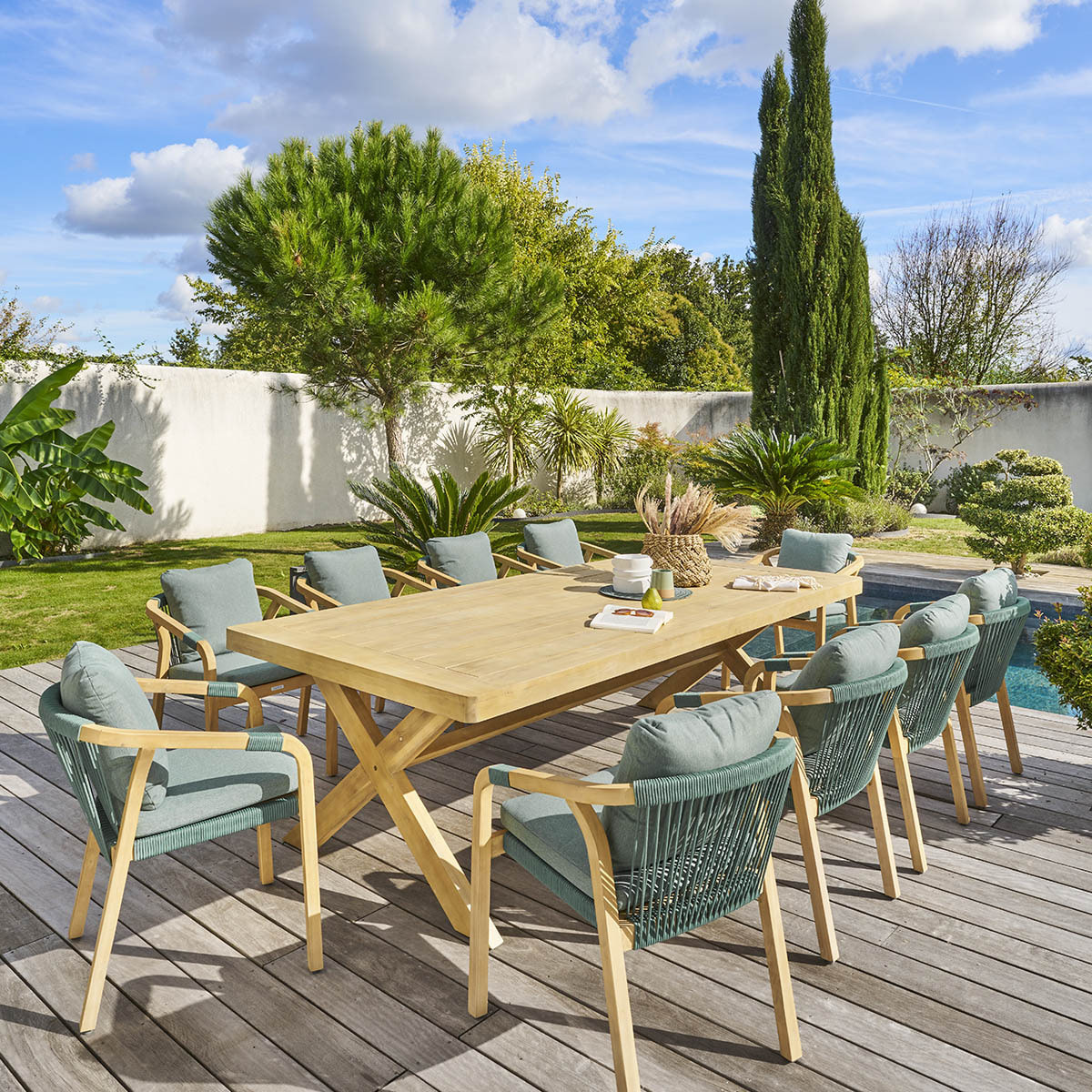 Table de jardin Xenia Acacia