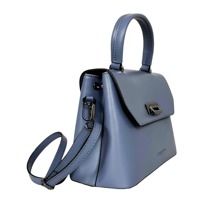 Borsa a mano Cheval Firenze Vittoria Azzurro