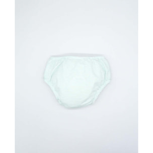 CUBREPAÑAL RAYAS AZUL BEBÉ Y BLANCO