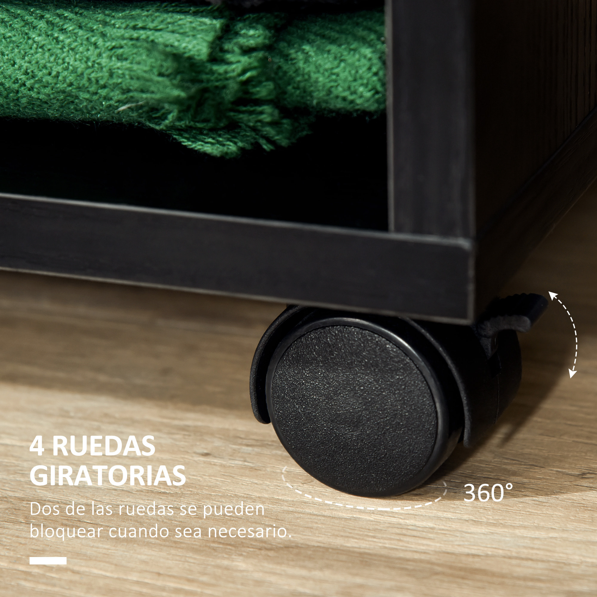 Armario Ropero con Ruedas Armario para Ropa con Barra Estantes Abiertos Organizador para Colgar Ropa de Dormitorio 60x40x128 cm Negro