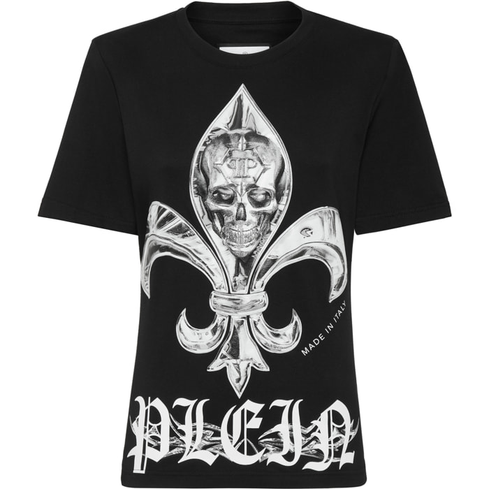PHILIPP PLEIN T-Shirt Round Neck CHROME