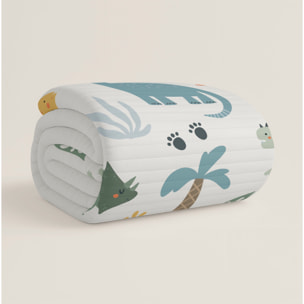 Cool Kids - Colcha Bouti Estampada - Reversible - 100% Algodón - 70 gr/m² - Dinoland