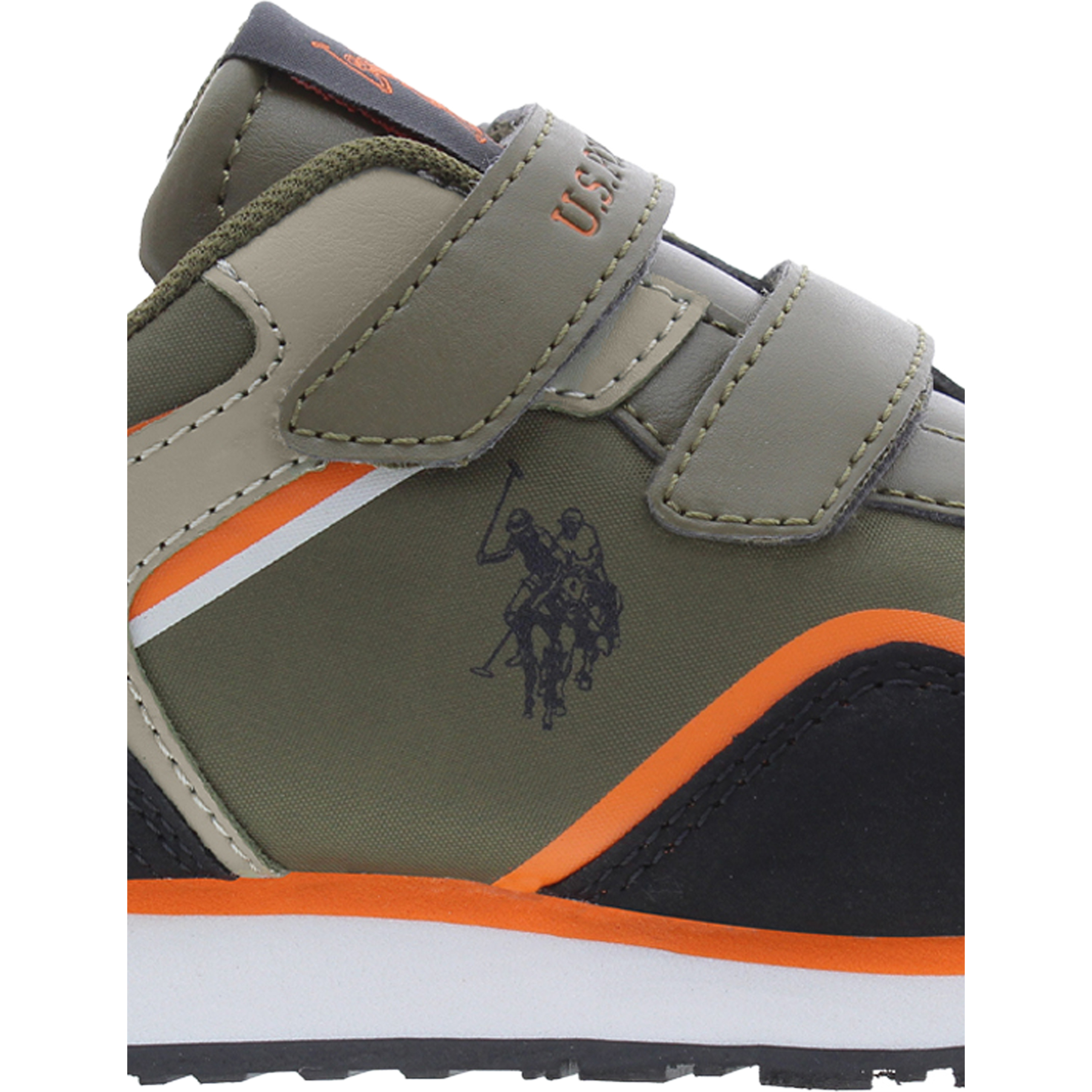 Sneakers U.S. Polo Assn. verde militare-nero