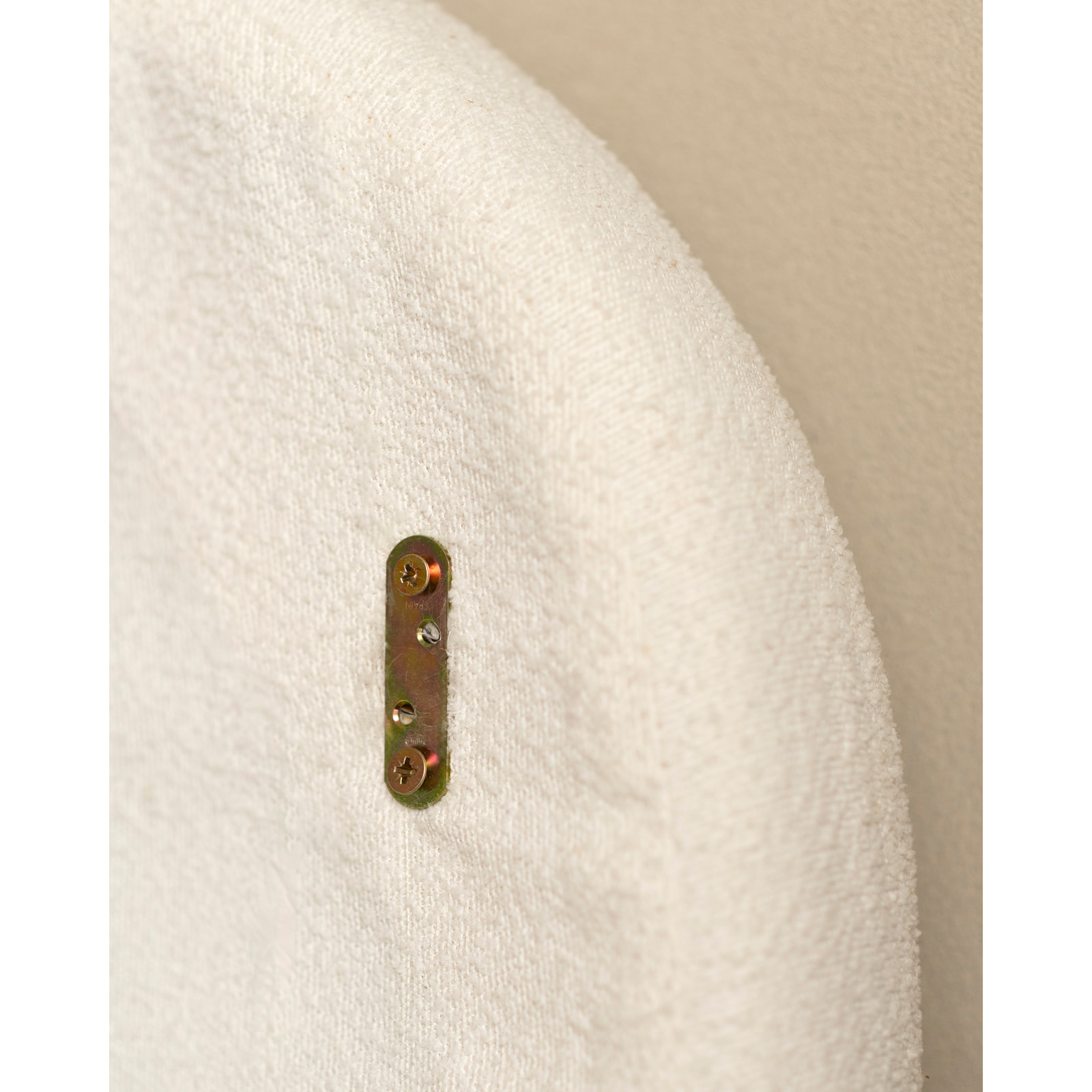 Tête de lit déhoussable en velours côtelé beige en différentes tailles