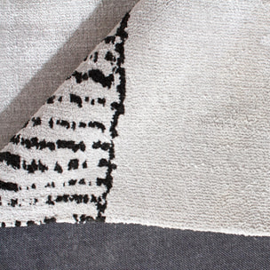 Tapis tufté à la main aux motifs géométriques