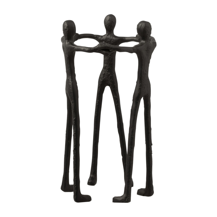 J-Line décoration Personnages Cercle - aluminium -  noir