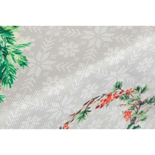 Mantel Antimanchas Coronas Navidad 145x250 Cm