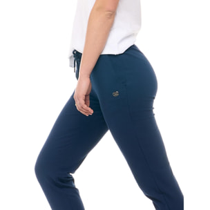 Leone Pantalón deportivo básico con puños