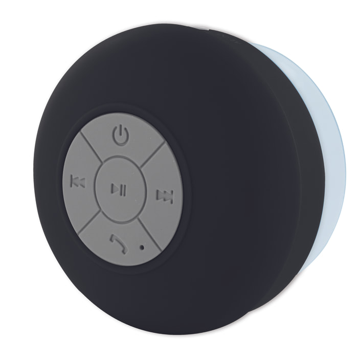 Enceinte Sans Fil Waterproof A Ventouse Noire