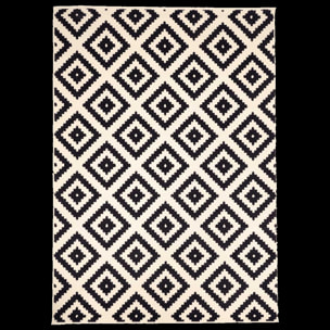 Tapis salon et chambre tissé motif scandinave NOGE