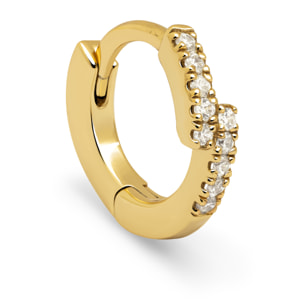 Orecchino Cross Cleo Argento Placcato Oro