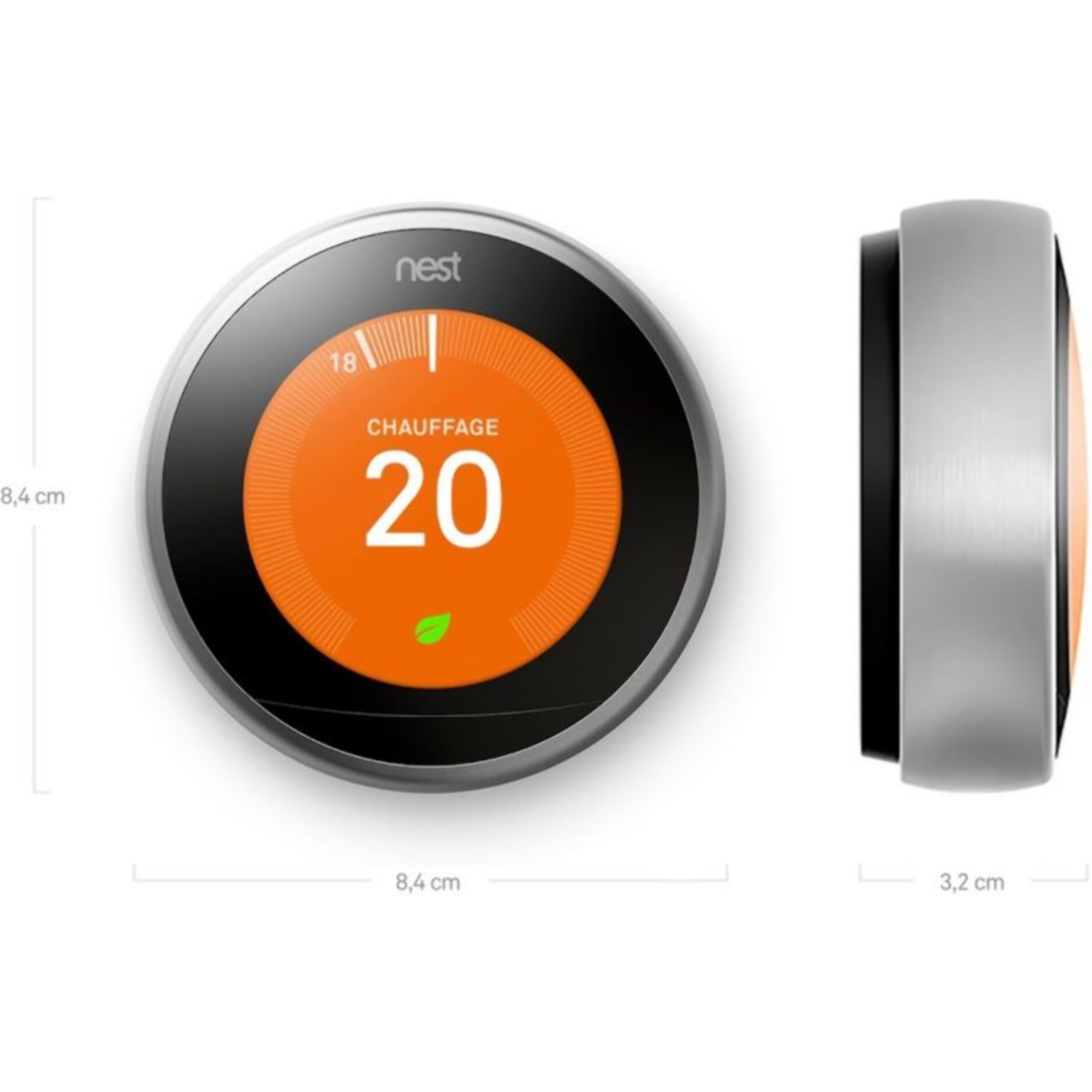 Thermostat connecté NEST LEARNING 3ÈME GÉNÉRATION