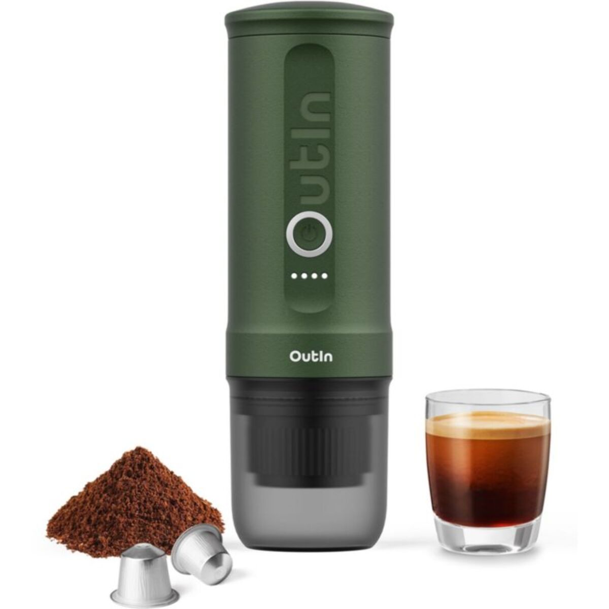 Cafetière portable OUTIN Portable Vert Nano Electric OTEM-01-FG