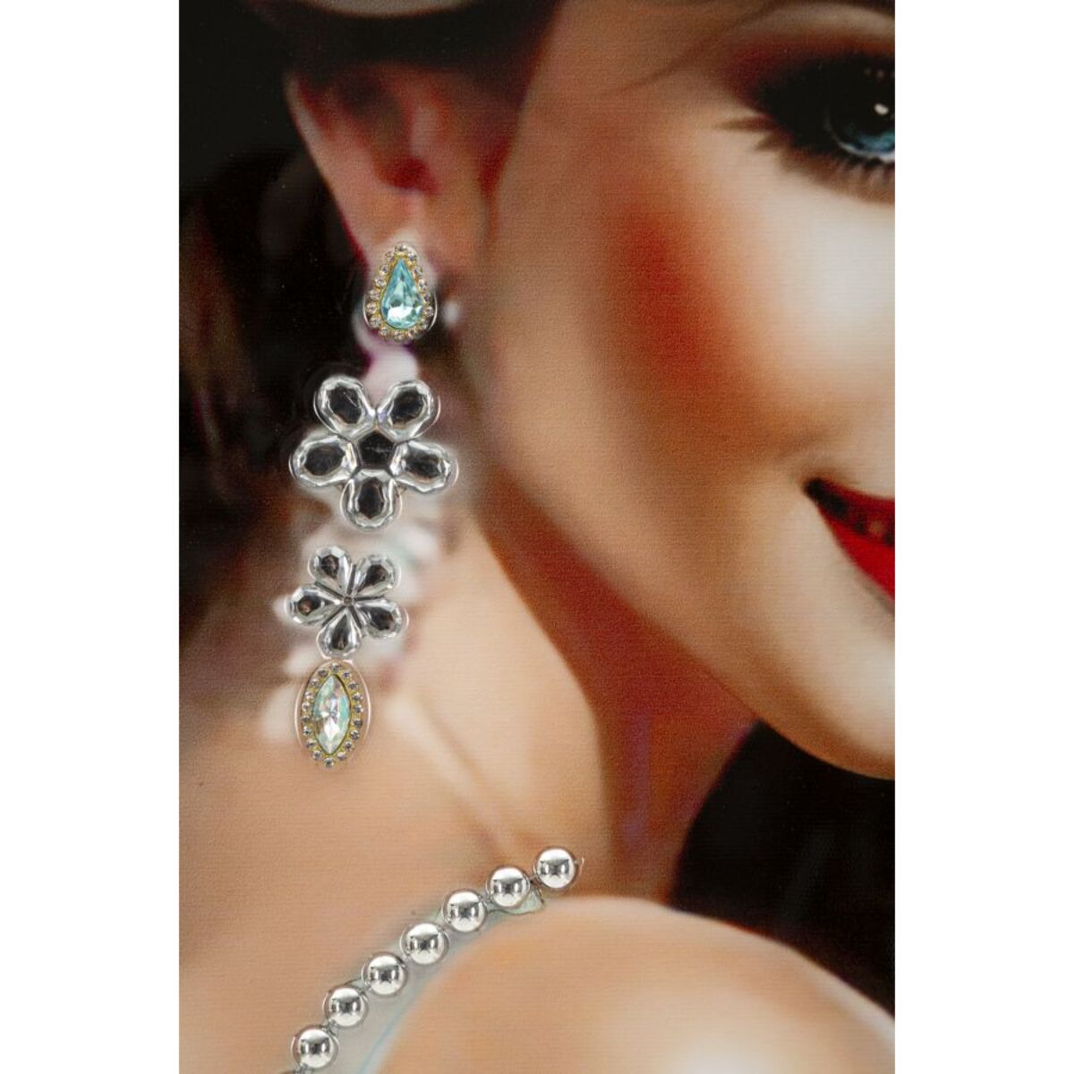 DIPINTO SU TELA LACCATO ELEGANT C/CORNICE -A- CM 52X4,5X152