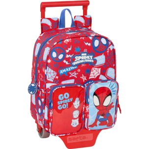 Moch 232 bolsillos frontales+carro 805 spidey "rescue"