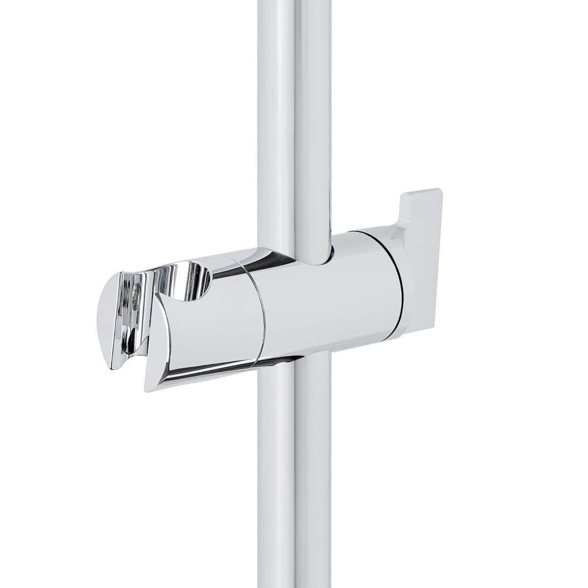 Set de douche rond - 4 fonctions - débit 11,28 l/min - garantie 5 ans - chrome (SATSS41)