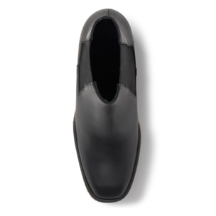 Botín de cuña Bambola en napa con cierre elástico